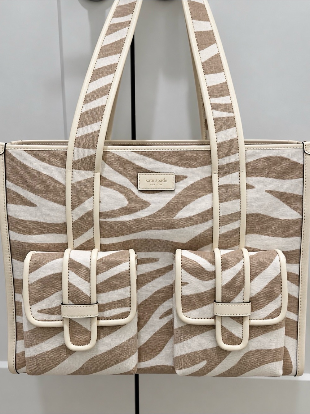 Kate Spade (NWT) Kip Zebra Cargo Large Tote Bag